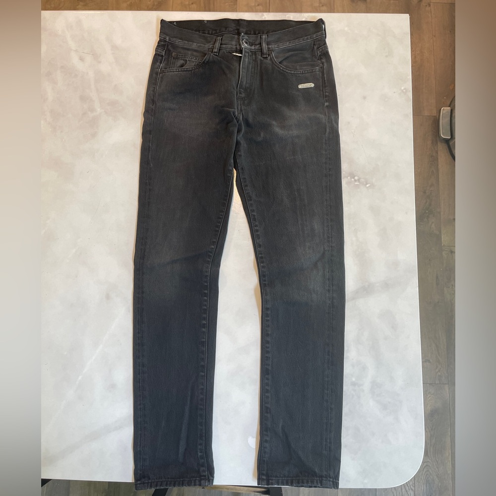 Off-White C/O Virgil Abloh Black Slim Fit Denim Jeans Size 30 Lightly Worn